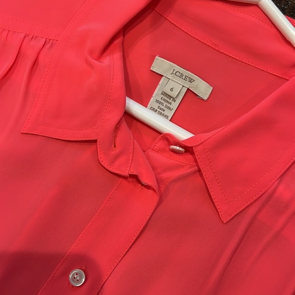 J crew Blythe silk blouse - Picture 4 of 7